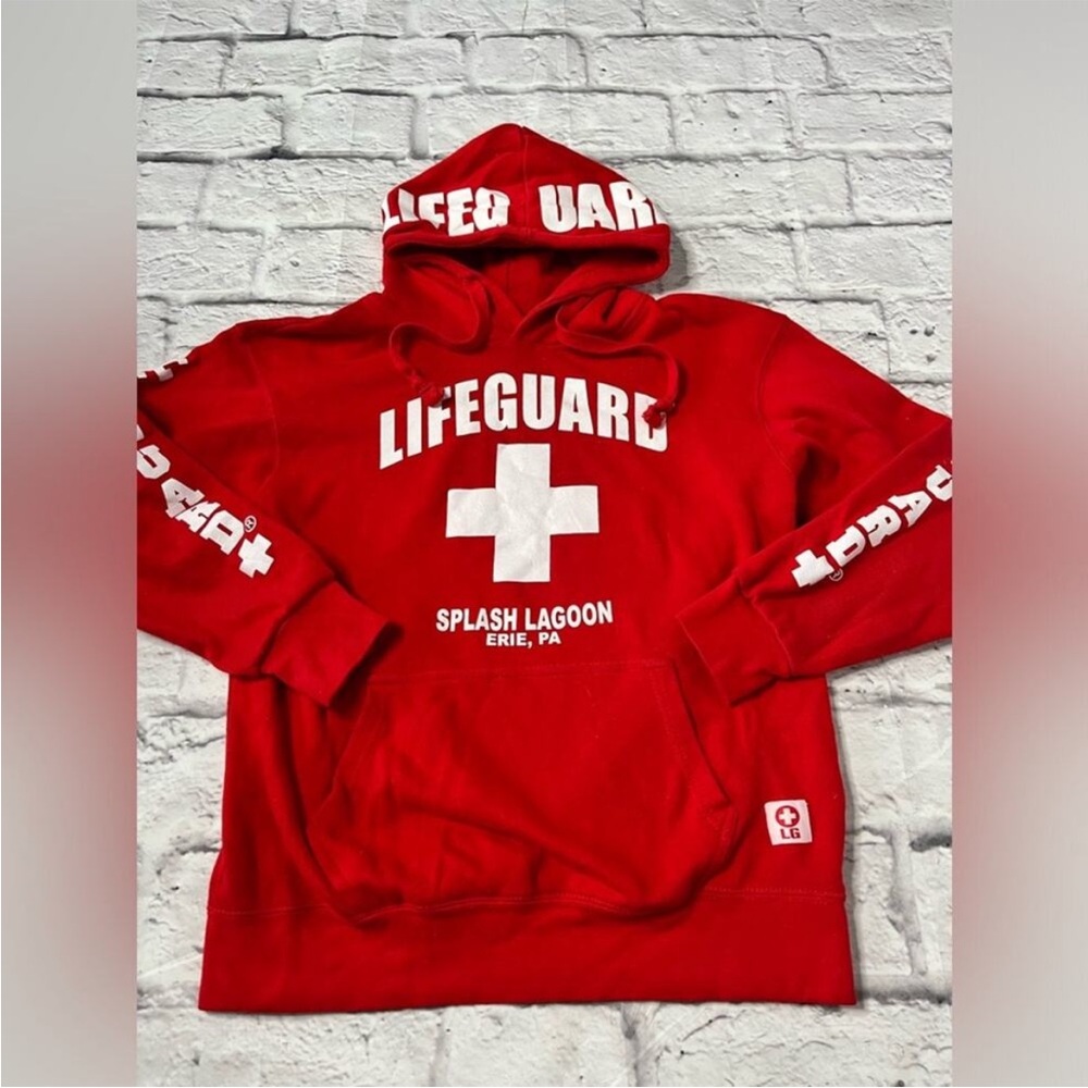 Lifeguard red hoodie women’s small